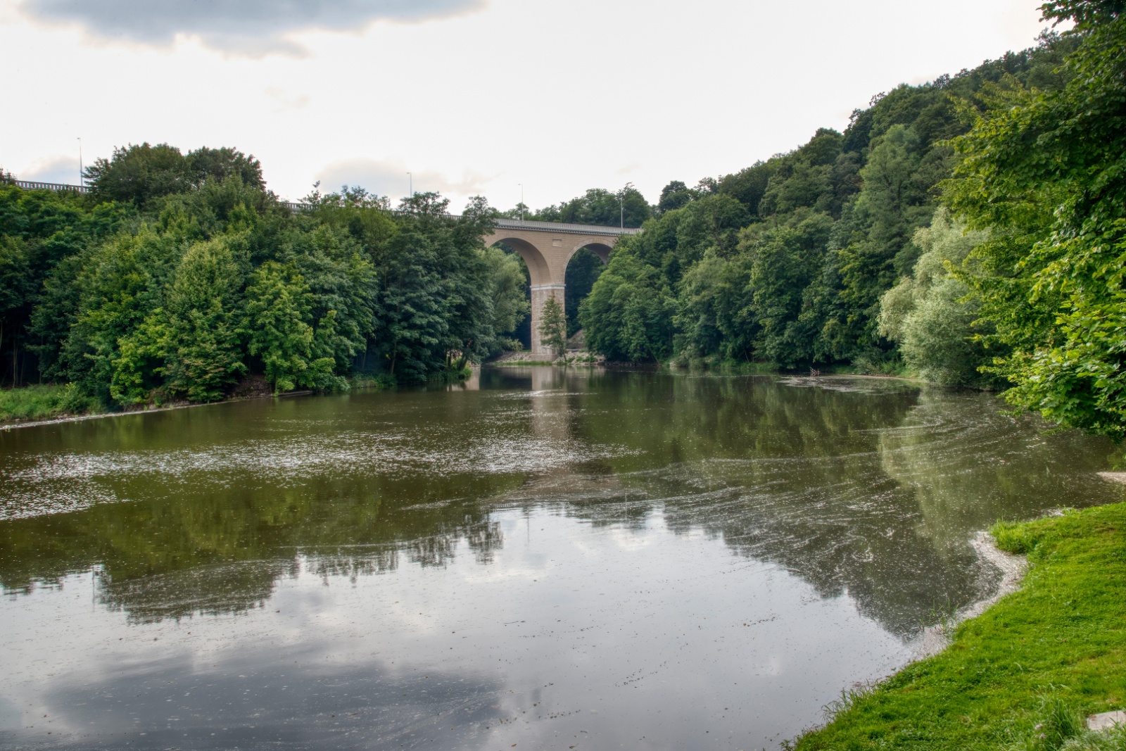 Der Fluss Neisse, Görlitz 2015